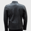SHUAFAY SwiftGuard Classic Biker Jacket – Rear View Cowhide Leather Rider Jacket for Men
