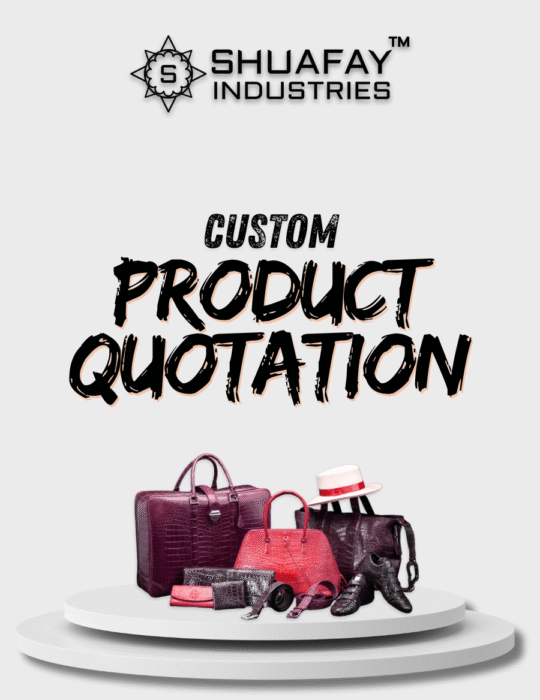 Custom Product Quotation Service by SHUAFAY
