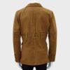 SHUAFAY Men's Leather Blazer in Cognac - Premium luxury biker and lifestyle essential with expert craftsmanship. Perfect for an elevated, stylish look.
