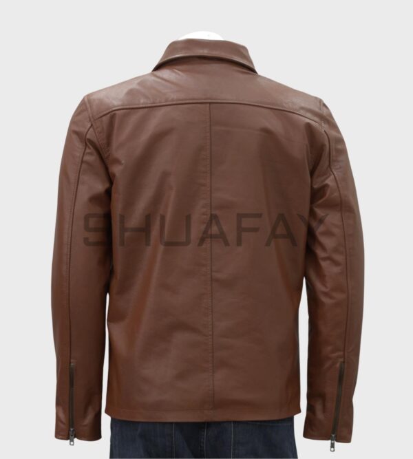 Regal Streamline Lightweight Leather Jacket for Men