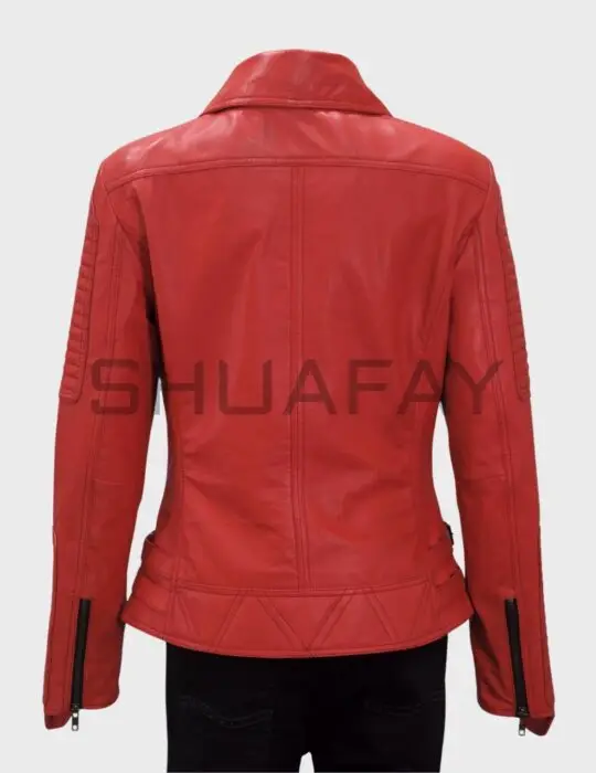 Strato Shear Brando-Inspired Lambskin Jacket for Women