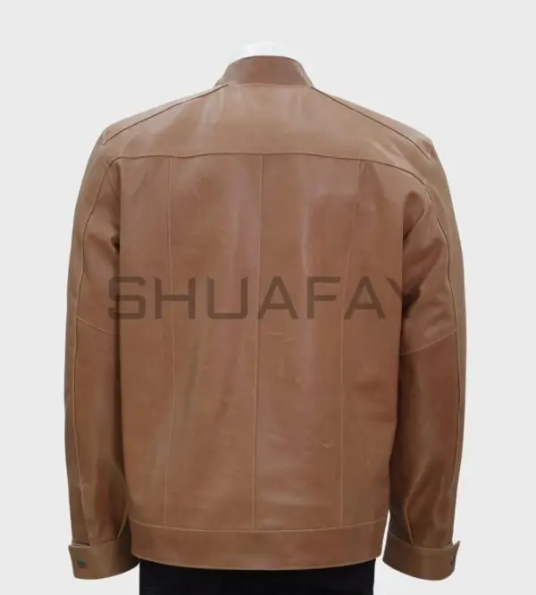 Urbane Lam Leather Jacket for Men – Minimalist Lambskin Design