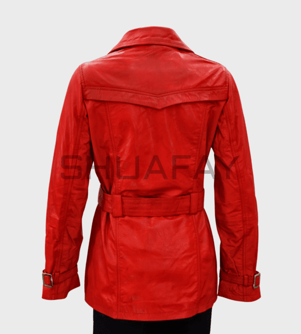 Dominique Leather Coat