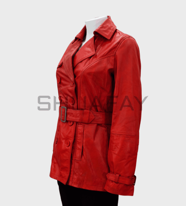 Dominique Leather Coat