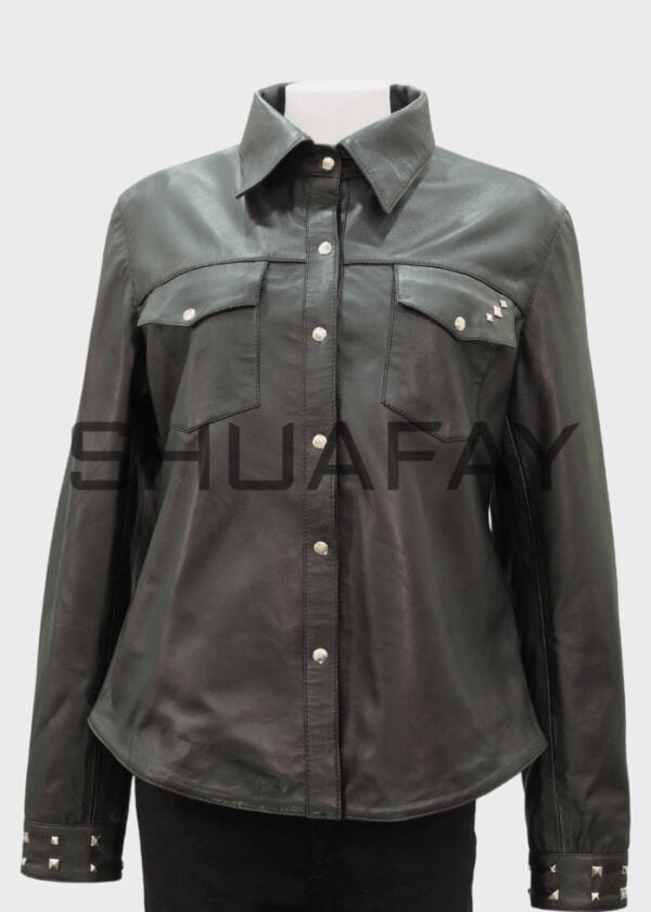 LuxeLeather Shirt F