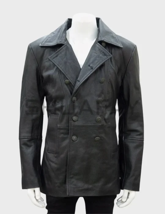 Regal Forge Premium Lambskin Leather Coat for Men