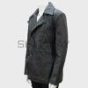 Regal Forge Premium Lambskin Leather Coat for Men