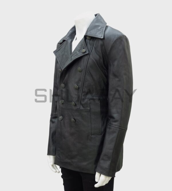 Regal Forge Premium Lambskin Leather Coat for Men