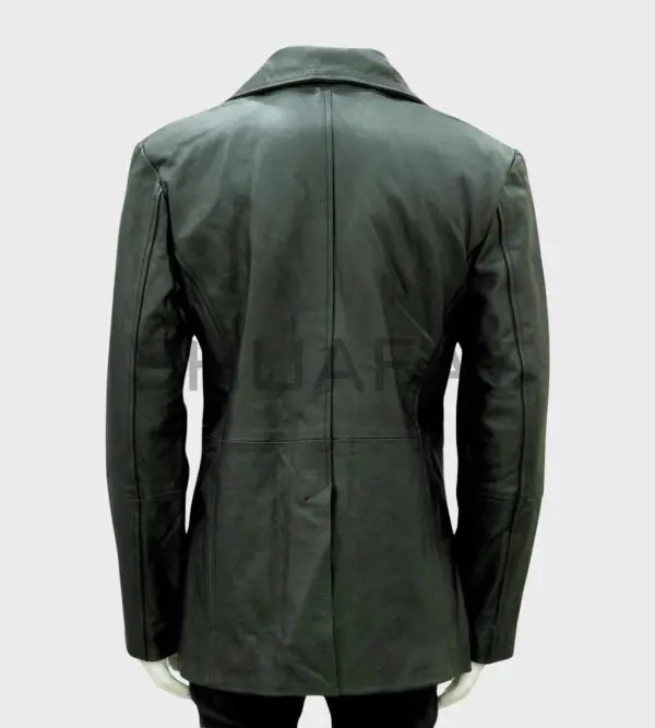 Regal Forge Prince Coat Style Lambskin Leather Jacket