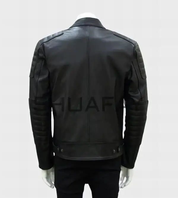 Valor Edge Cowhide Minimalistic Biker Jacket for Men