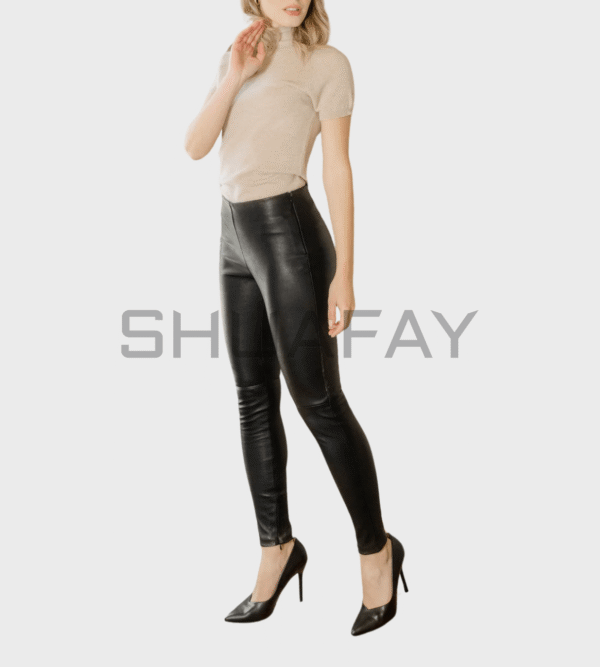 Lustrous Lambskin Leggings