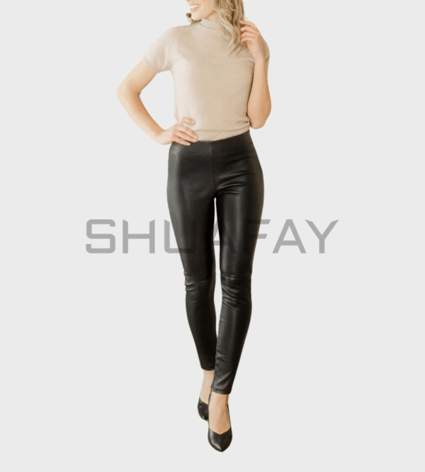 Lustrous Lambskin Leggings