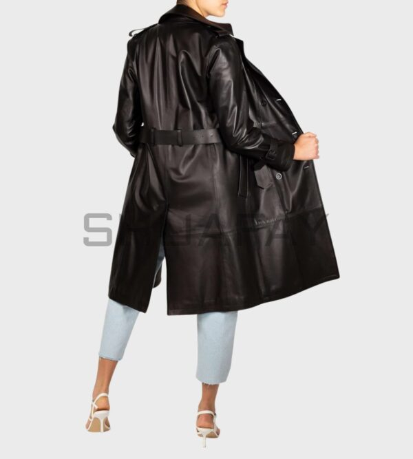 Victoria Lambskin Trench Coat
