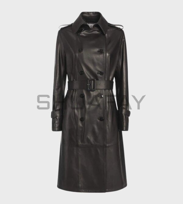 Victoria Lambskin Trench Coat