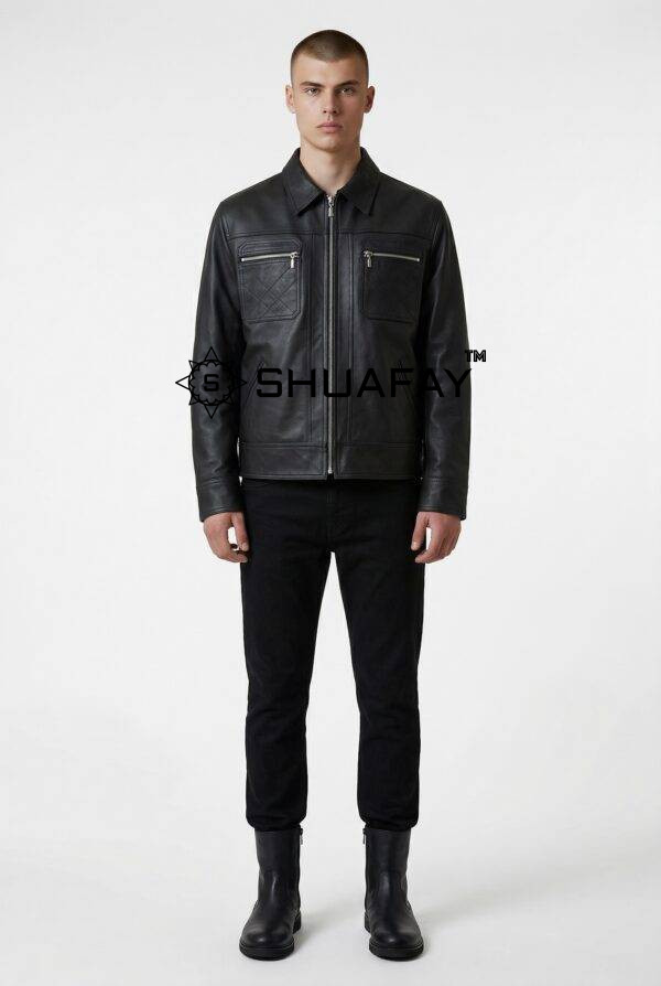 Dapper Essence Jacket Men Black Front