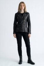 Evoke Elegance Jacket Women Black Front