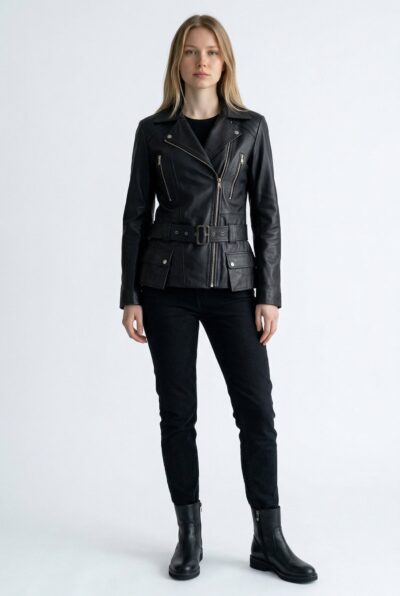 Evoke Elegance Jacket Women Black Front