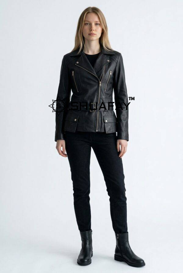 Evoke Elegance Jacket Women Black Front