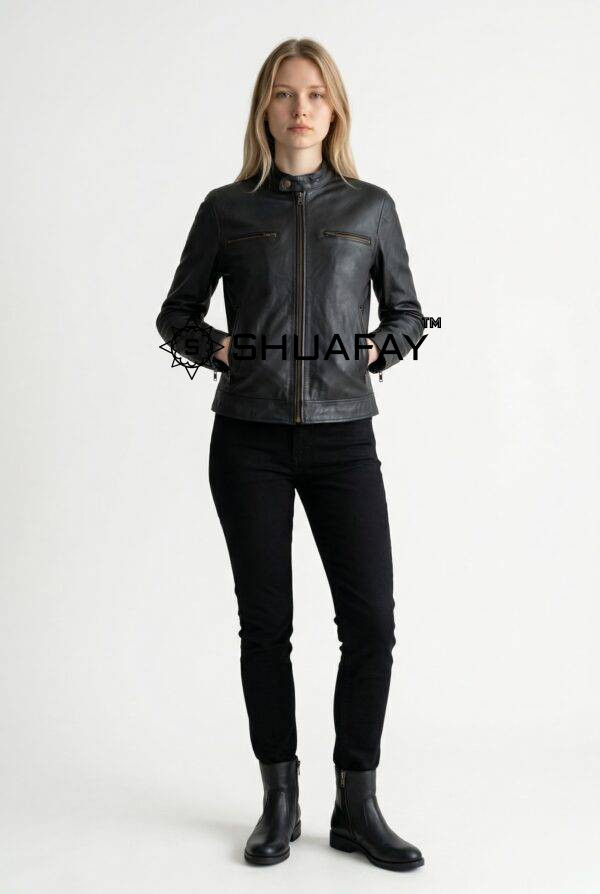 Swift Guard Biker Jacket Women Front
