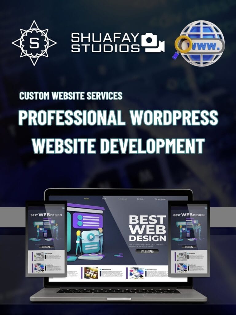 WordPress Website Development Services by SHUAFAY Studios